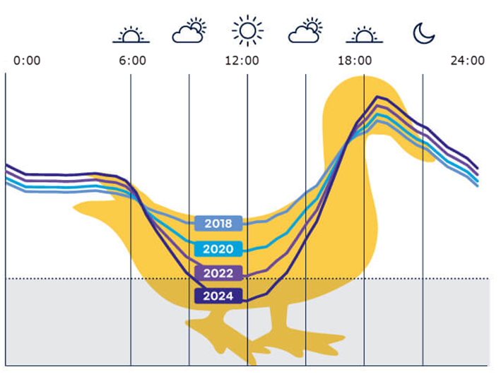 The Duck- Energieprijs-opbouw energie transitie dynamische energie